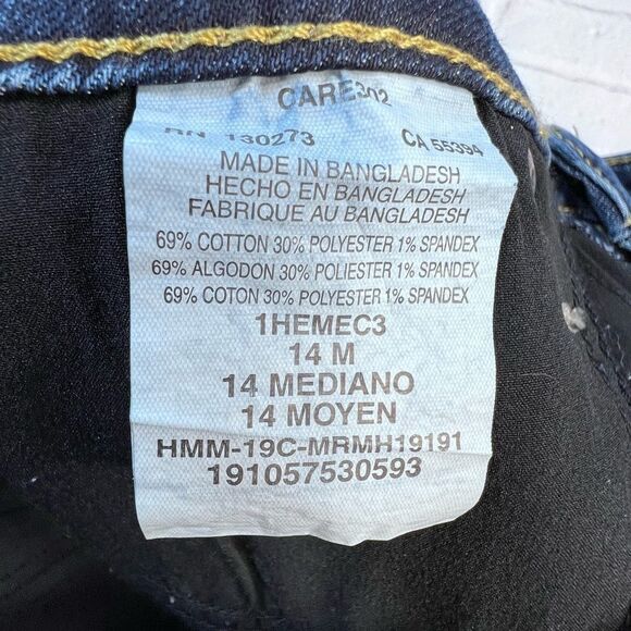 𝅺SIZE 14 Lee Riders Denim Jean Shorts - Picture 4 of 5